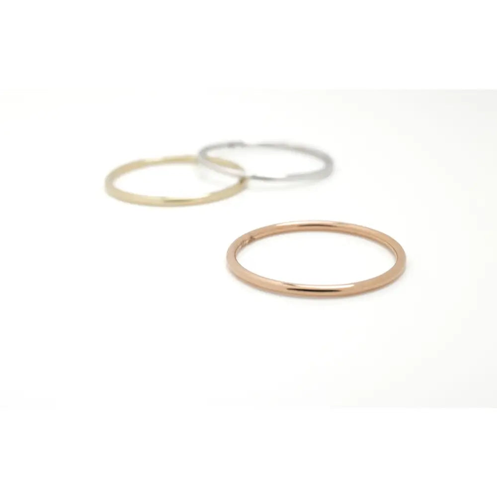 10K Gold Stacker Ring/ Stacking Rings / Dainty Rings / Layering Rings / Stackable Rings / Thin Gold Bands / Thin Band / Delicate Minimalist
