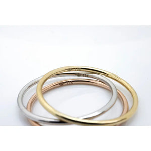 10K Gold Stacker Ring/ Stacking Rings / Dainty Rings / Layering Rings / Stackable Rings / Thin Gold Bands / Thin Band / Delicate Minimalist