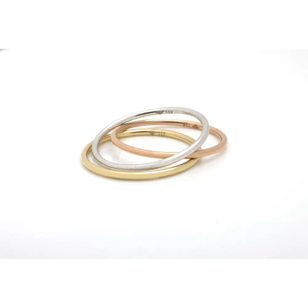 10K Gold Stacker Ring/ Stacking Rings / Dainty Rings / Layering Rings / Stackable Rings / Thin Gold Bands / Thin Band / Delicate Minimalist