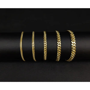 10K Real SOLID Gold Miami Cuban Chain Bracelet, Real Solid Gold Miami Cuban Bracelet, SOLID 10K Gold Bracelet, 10K Gold Miami Cuban Bracelet