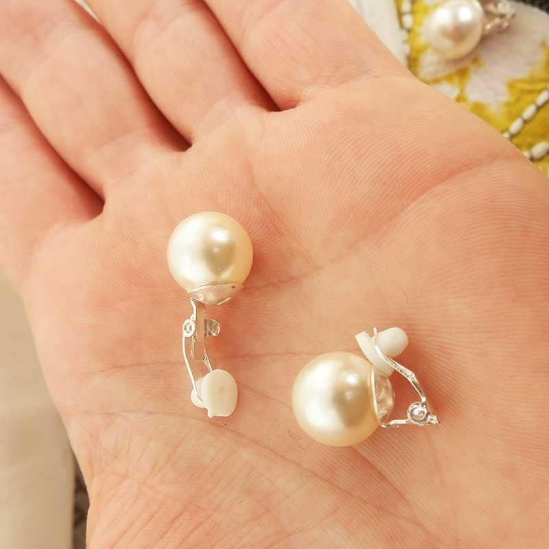 Swarovski Clip-On Earring, Pearly Clip-On Earring