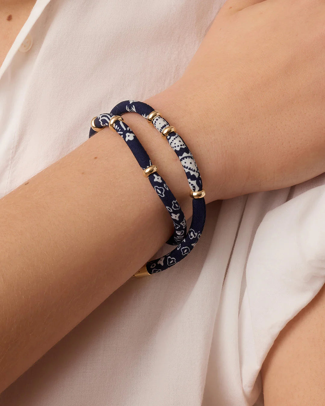 Paisley Bandana Wrap Bracelet