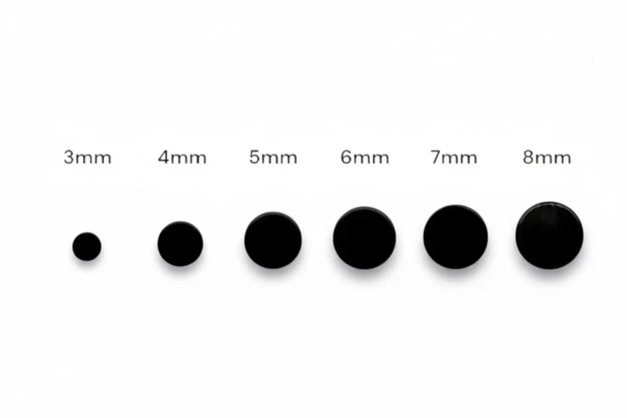 Faux Plug Surgical Steel Stud Earrings Illusion Gauge, 4 Colors