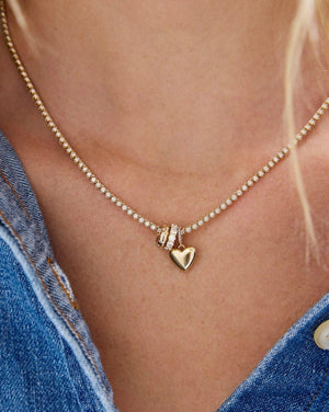 Eternal Elegance: Scattered Diamond Eternity Bead.