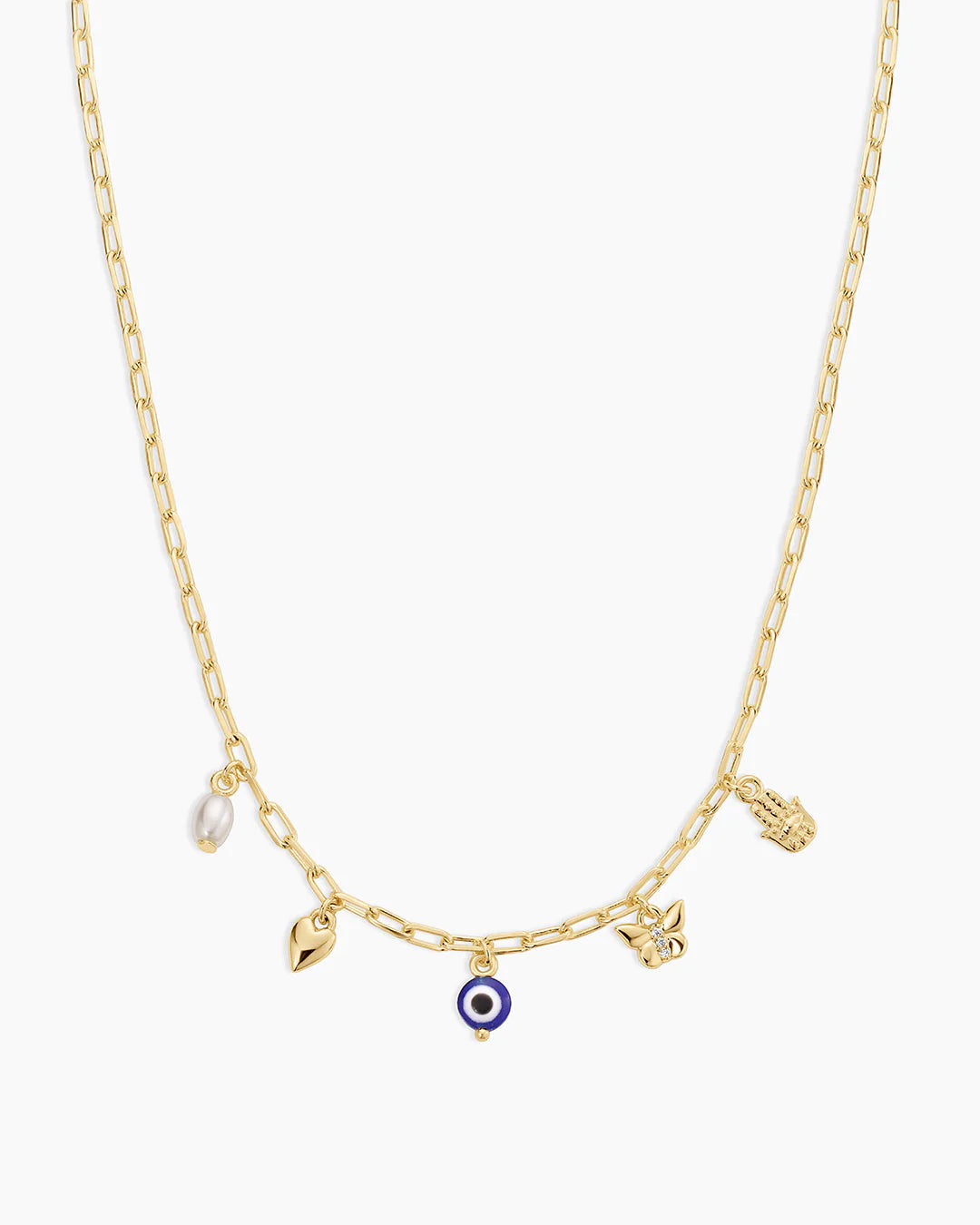 Connection Mini Charm Necklace NikNenz™ Premium Gold & Diamonds