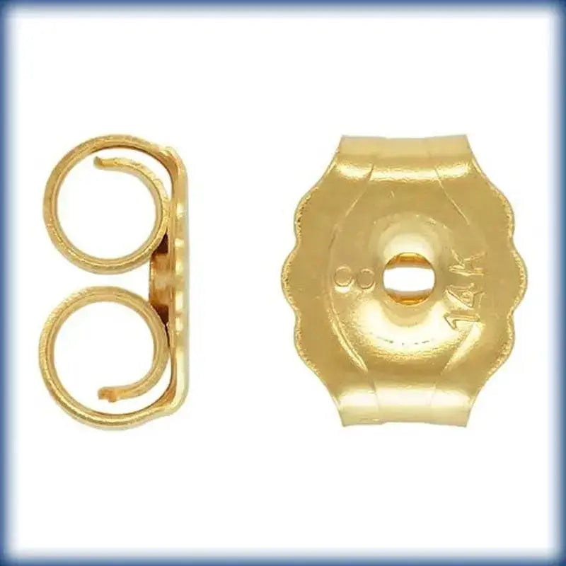 14K Gold Ball Post Stud Earrings - Timeless Elegance for Every Occasion.