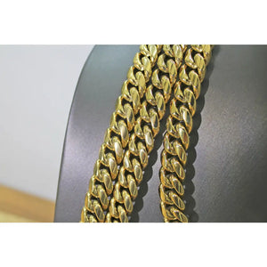 14K Gold Filled 14Mm Miami Cuban Link Chain Necklace, Chunky Unisex Jewelry