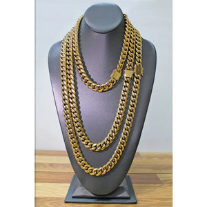 14K Gold Filled 14Mm Miami Cuban Link Chain Necklace, Chunky Unisex Jewelry