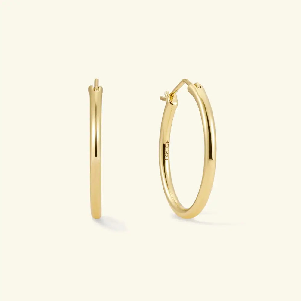 14K Gold Hoop Earrings for Women Small Hoop Earrings Gold Filled Earrings Gold Hoops Large Hoops Minimalist Earrings Valentines Gift for Her
