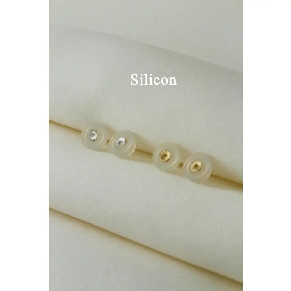 14K Solid Gold Earring Backings, Butterfly Ear Nuts, Replacement Stud Push Backs.