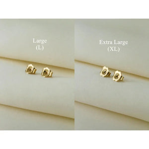 14K Solid Gold Earring Backings, Butterfly Ear Nuts, Replacement Stud Push Backs.