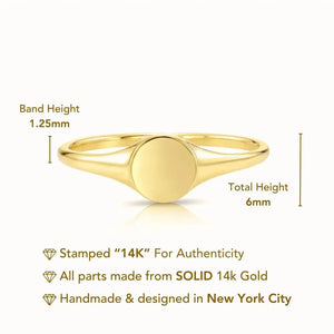 14K Yellow Gold Oval Link Beaded Band Ring – Elegant Everyday Luxury Gift for Her, Perfect for Birthdays and Special Occasions.