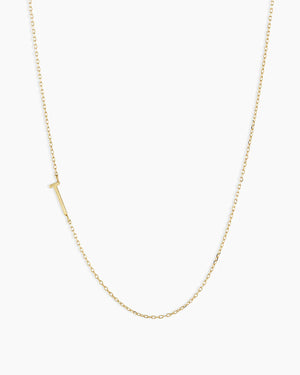 14K Gold Alphabet Necklace NikNenz™ Premium Gold & Diamonds