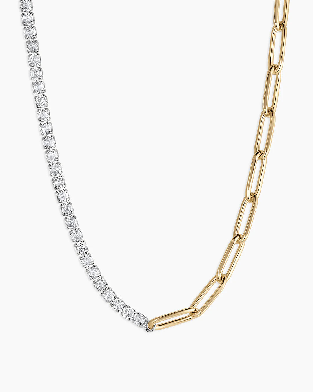 Florence Tennis Chain Necklace NikNenz™ Premium Gold & Diamonds