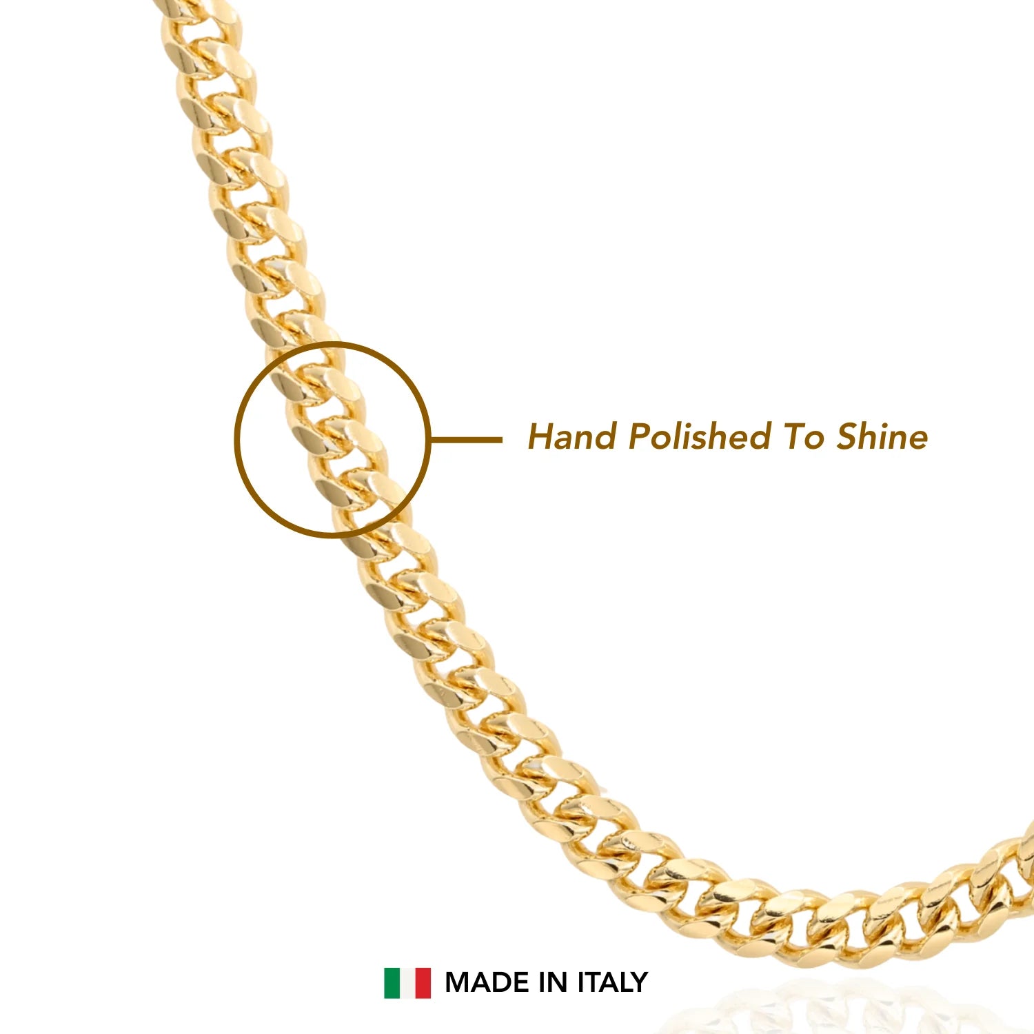 925 Sterling Silver Gold Plated Miami Cuban Link Bracelet, 5Mm Thick