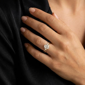 Travel Ring Oval Cut IGI Certified Lab Grown Diamond Engagement Ring, 3.00 CT Solitaire Diamond Ring, 14K Solid Gold, Anniversary Ring Gift