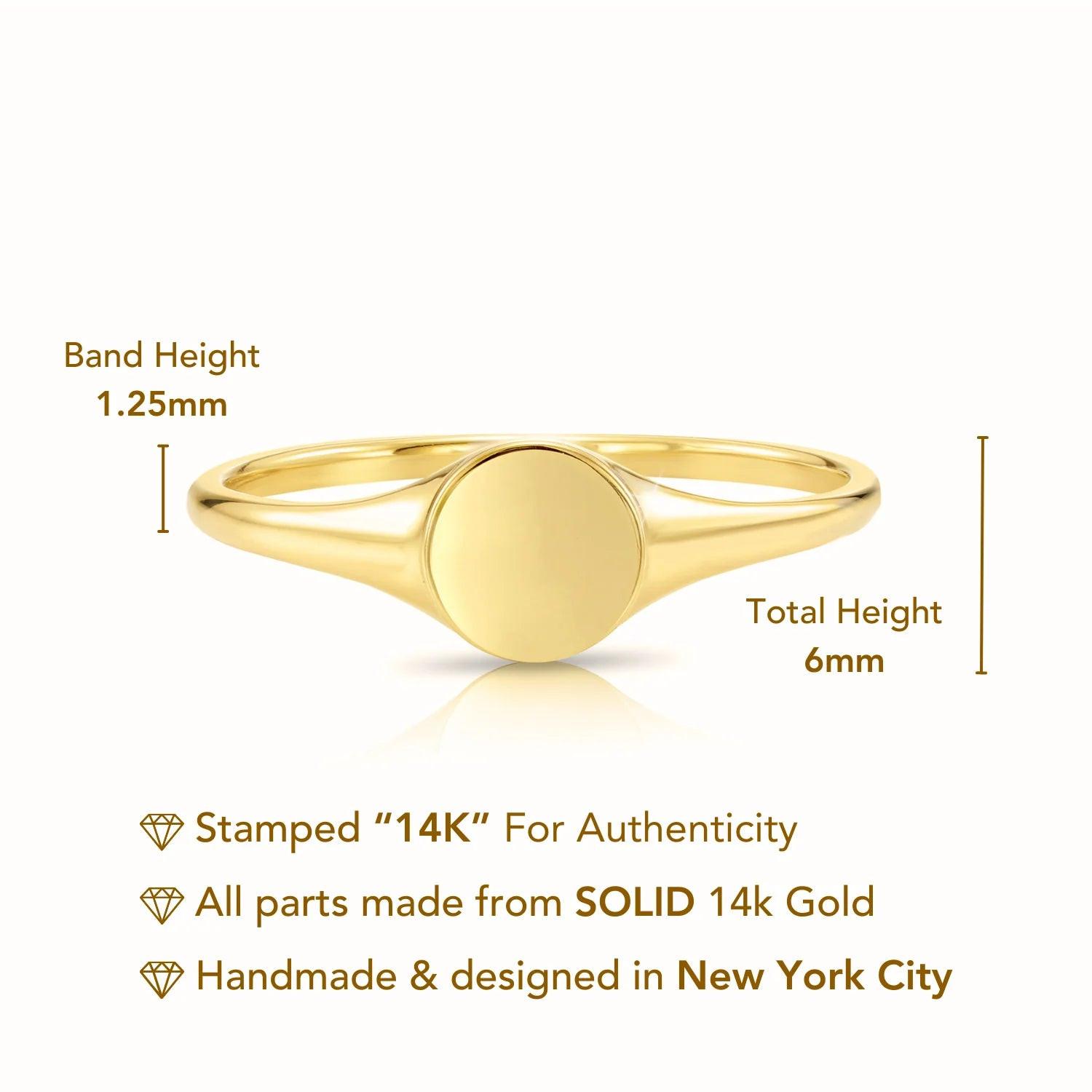 14K Yellow Gold Oval Link Beaded Band Ring – Elegant Everyday Luxury Gift for Her, Perfect for Birthdays and Special Occasions.