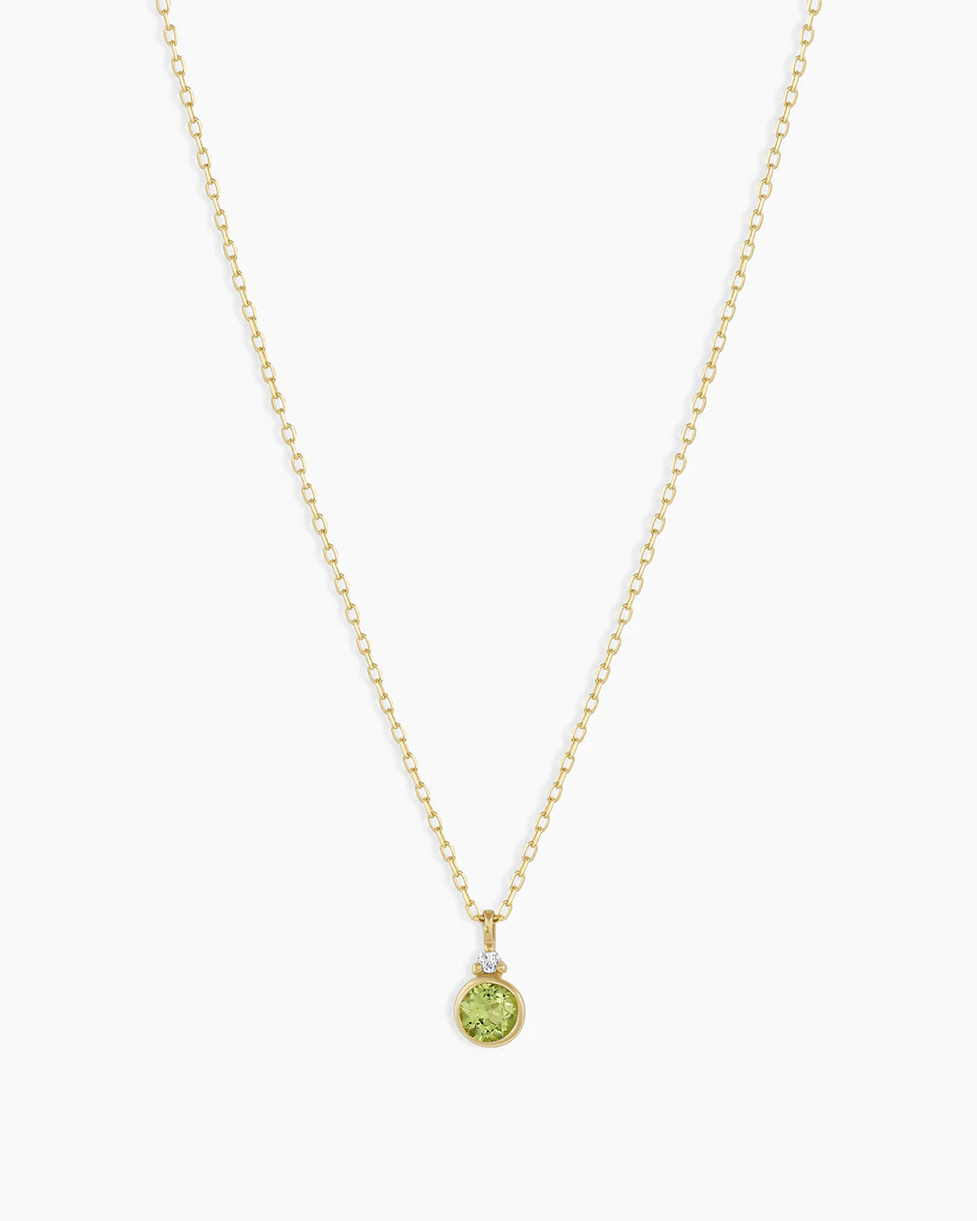 14K Gold Birthstone Necklace