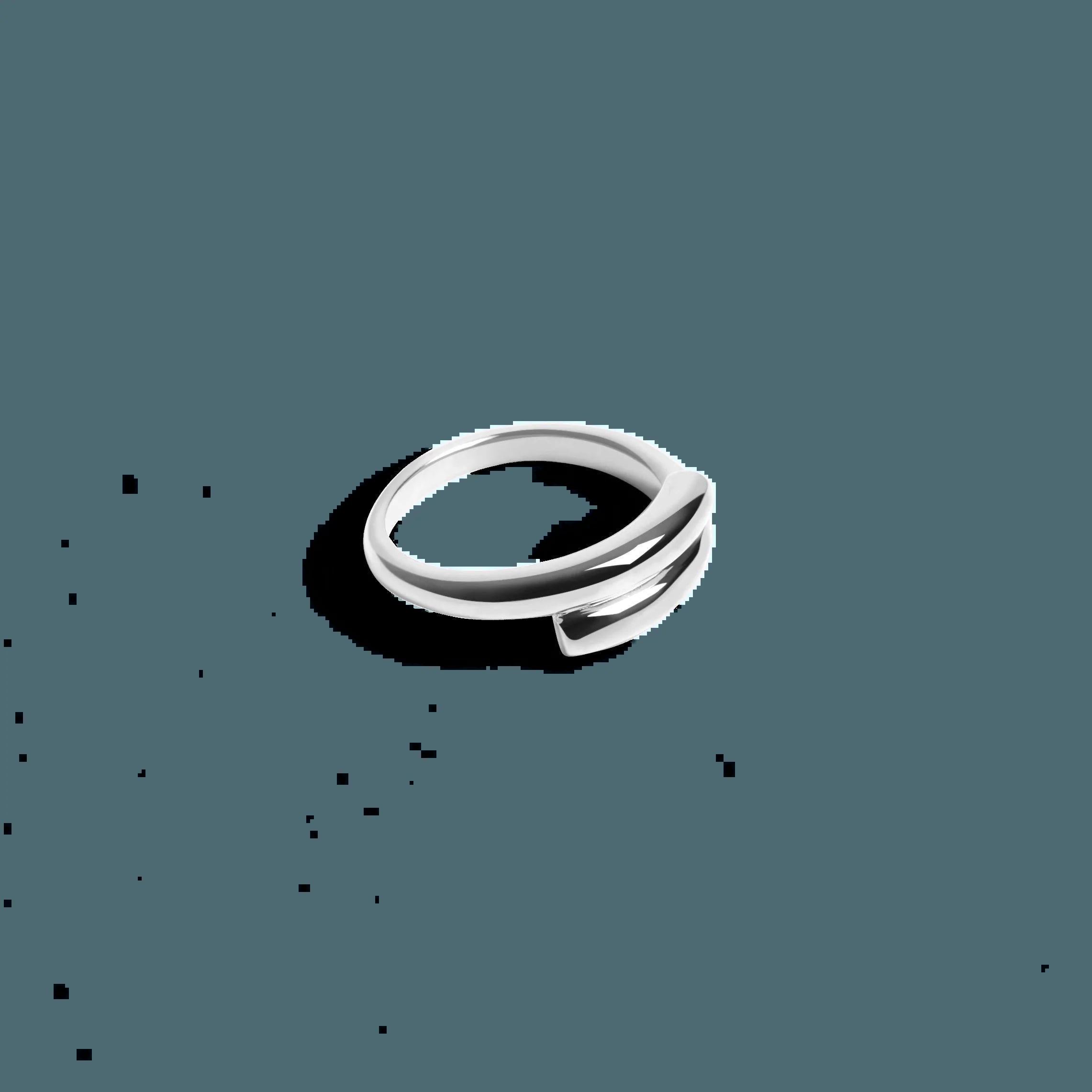 Archival Crossover Ring NikNenz™ Premium Gold & Diamonds