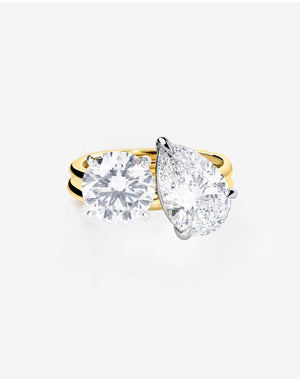 Whisper Thin® Duet: 4.74" Round & Pear Shape Perfection.