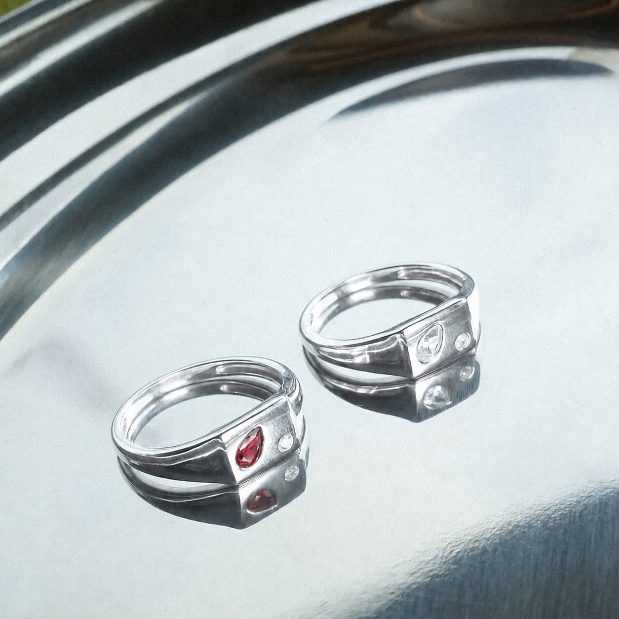 Estée Lalonde Birthstone Pinky Ring Sterling Silver