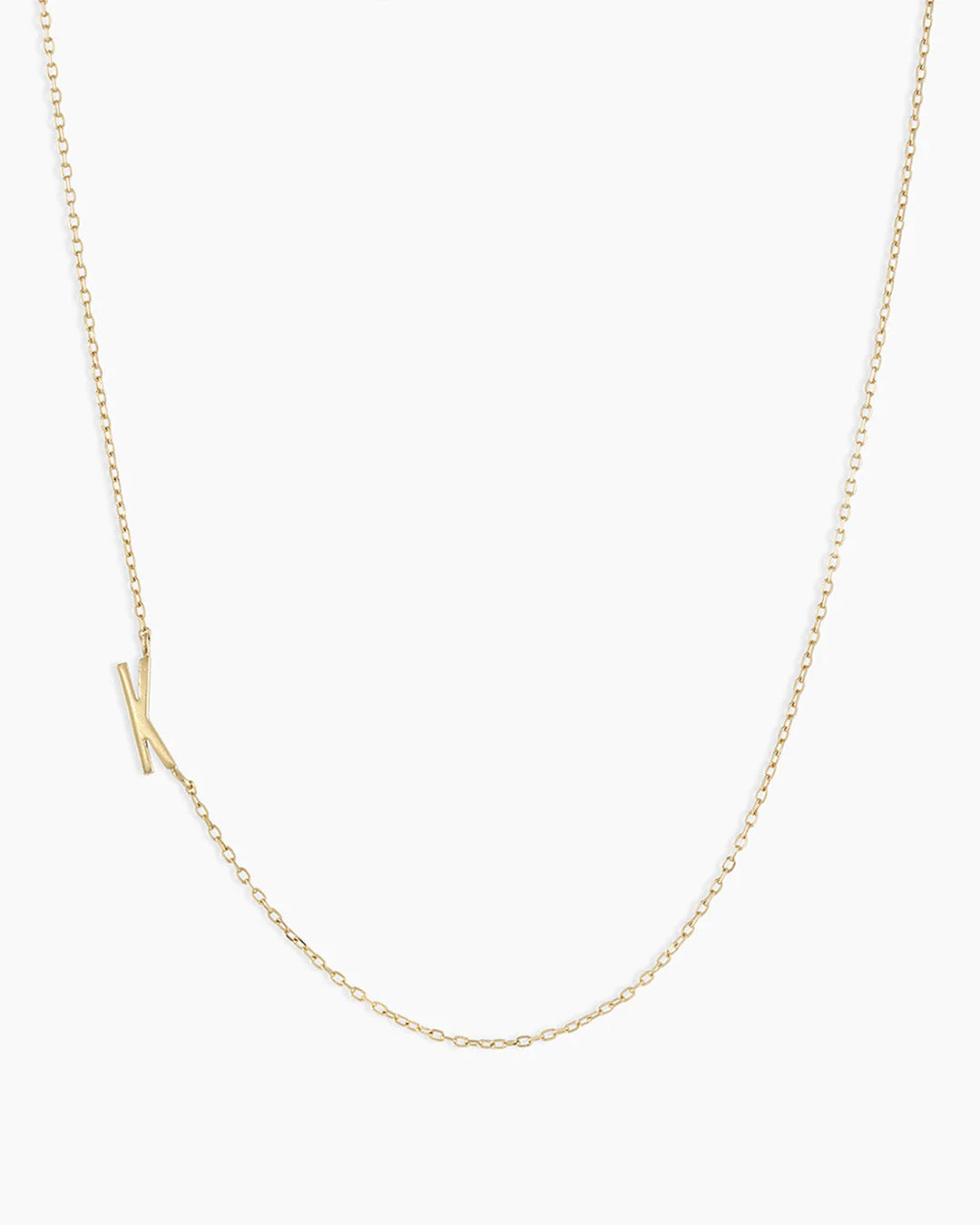 14K Gold Alphabet Necklace NikNenz™ Premium Gold & Diamonds