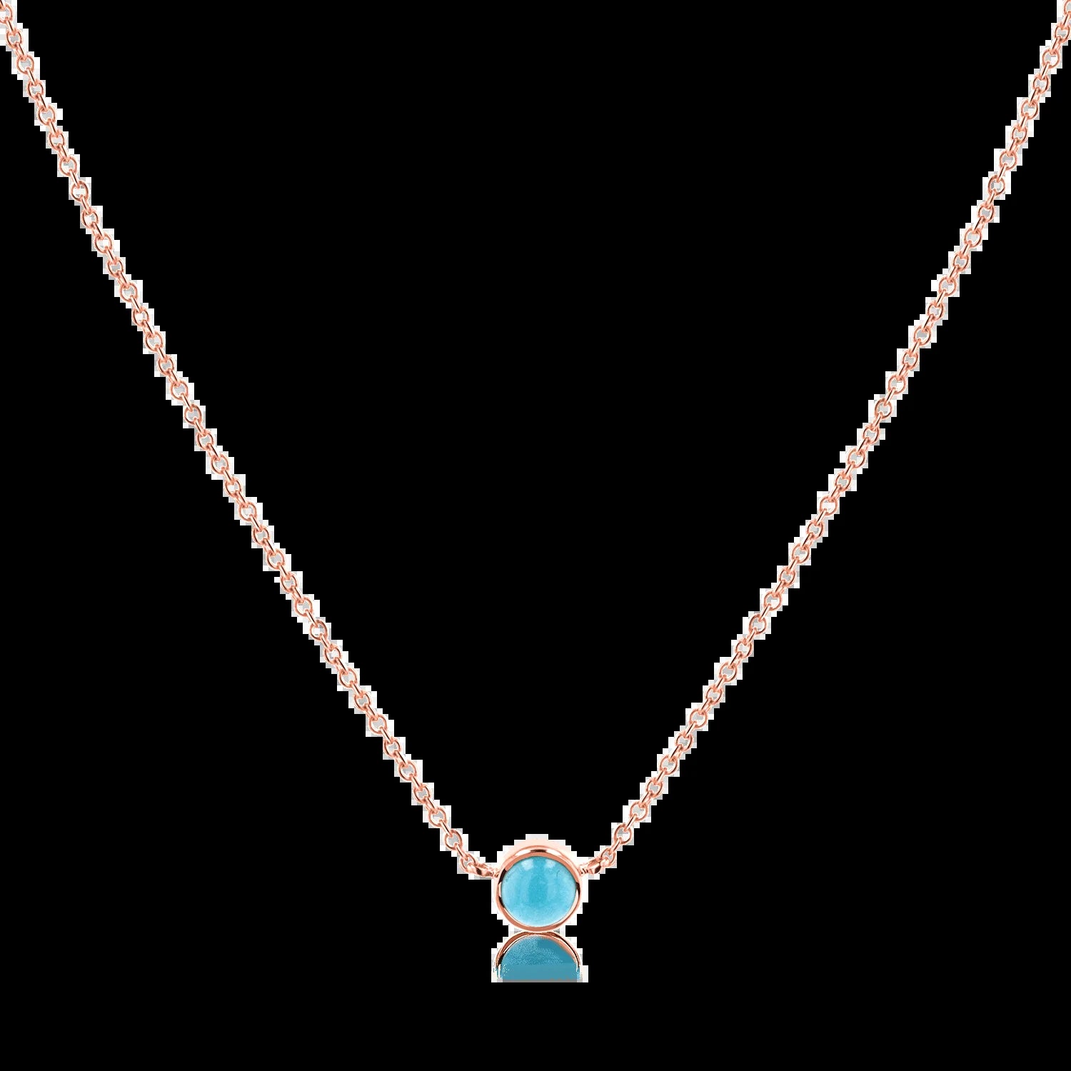 Turquoise Solitaire Necklace