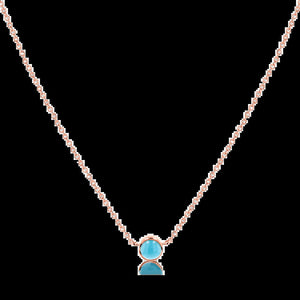 Turquoise Solitaire Necklace