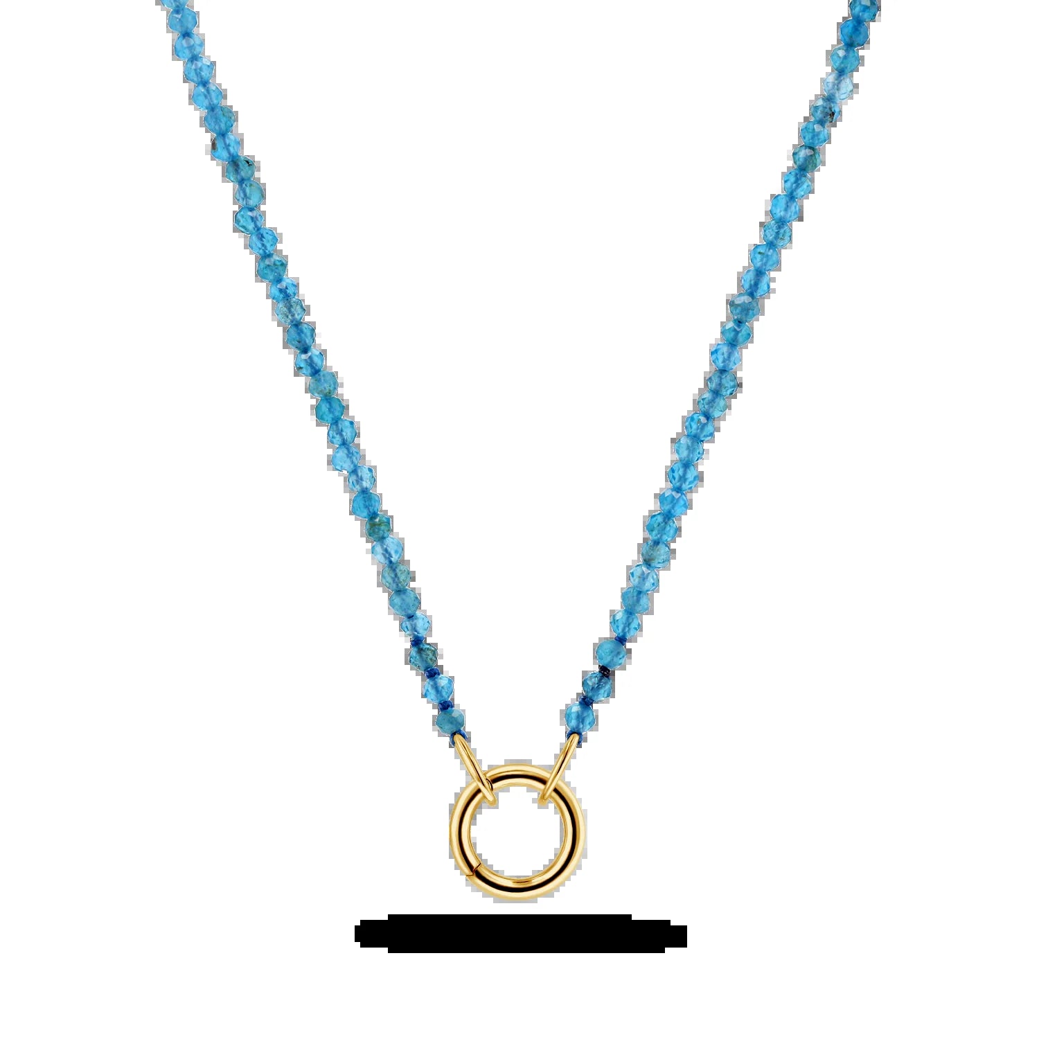 Blue Apatite Connector Necklace