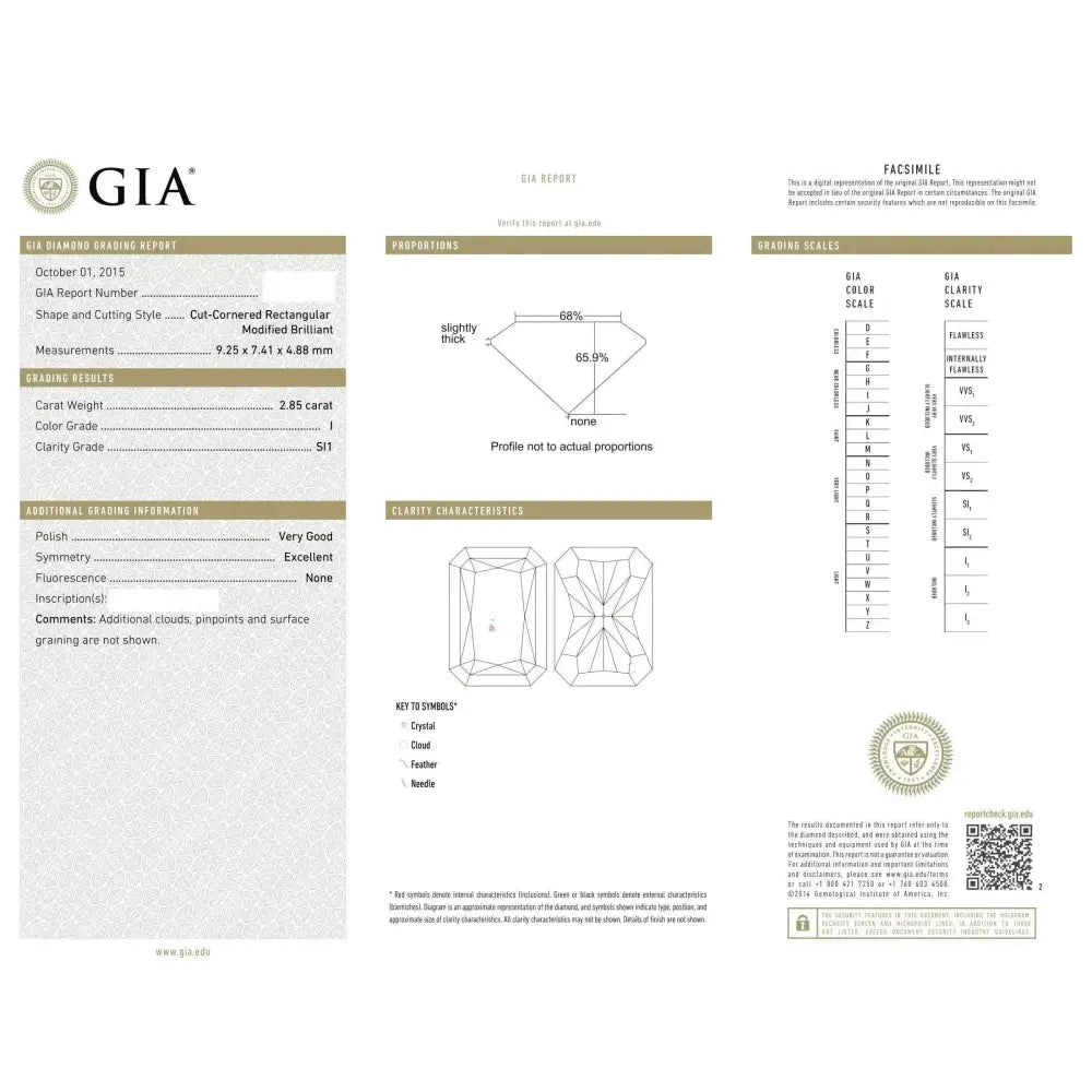 2.85 Carat Exquisite Natural Diamond in Whisper Thin® Setting.