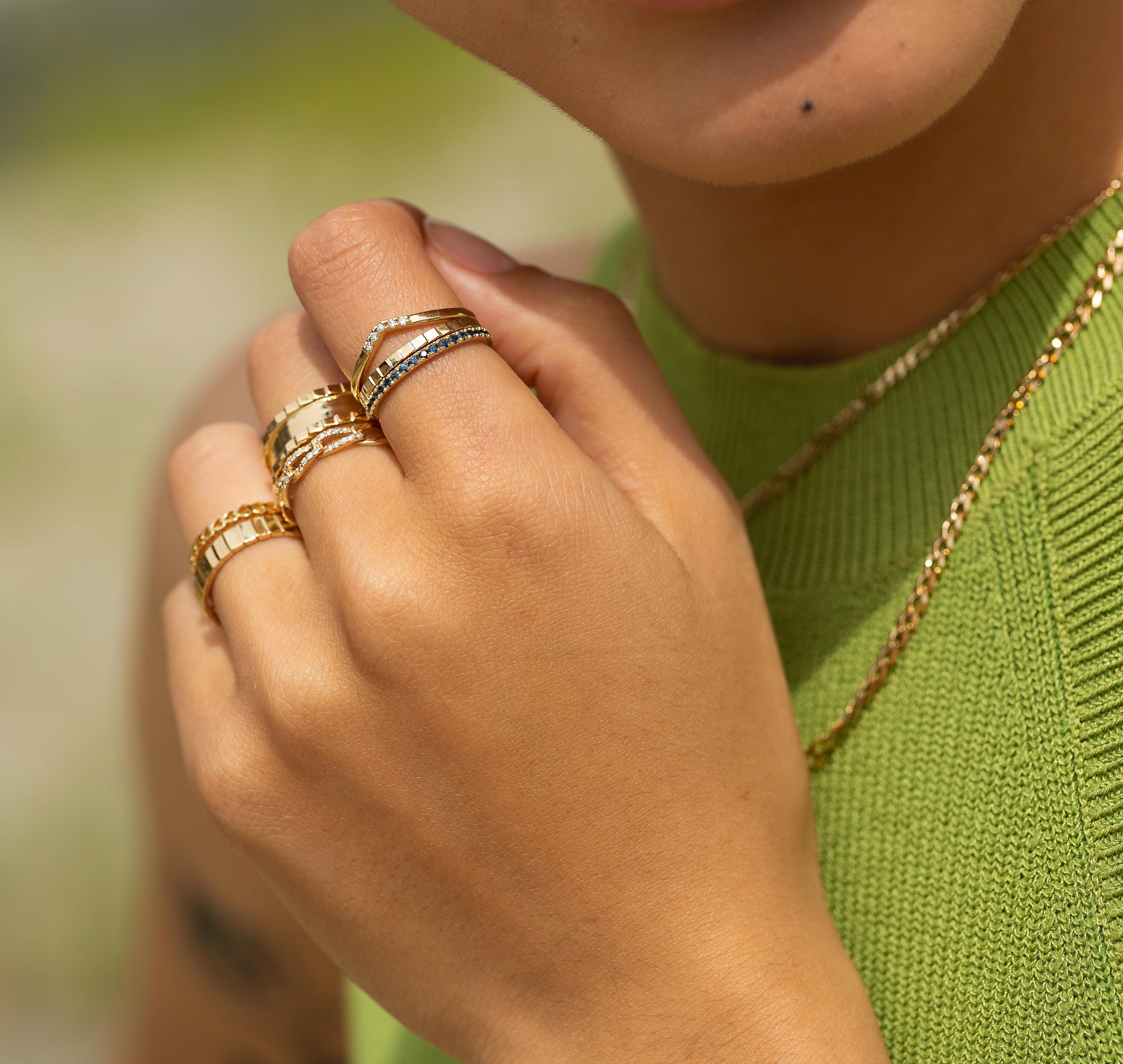 Mini Infinity Ring NikNenz™ Premium Gold & Diamonds
