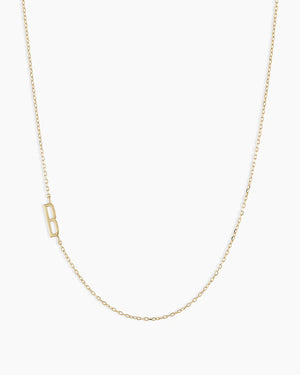 14K Gold Alphabet Necklace NikNenz™ Premium Gold & Diamonds