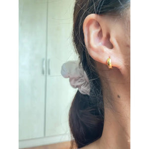 22K Gold Hoop Earrings - 916 Pure Gold (Size 8 Mm) 916 Gold Hoop/Pure Gold 2.56G