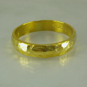 24 Karat Ring,Wedding Bands Women,Wedding Band Mens,Wedding Bands for Men,Wedding Bands for Women,Wedding Band Unique, Unisex,Pure Gold Ring