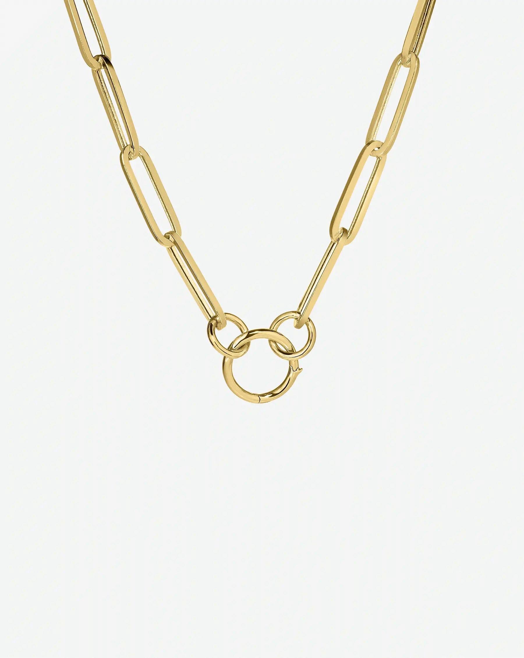 Stunning Long Clique Chain Necklace for Effortless Elegance.
