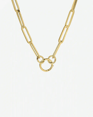 Stunning Long Clique Chain Necklace for Effortless Elegance.