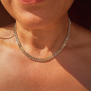 18K Gold Filled Cuban Link Chain: 6Mm Miami Curb Necklace