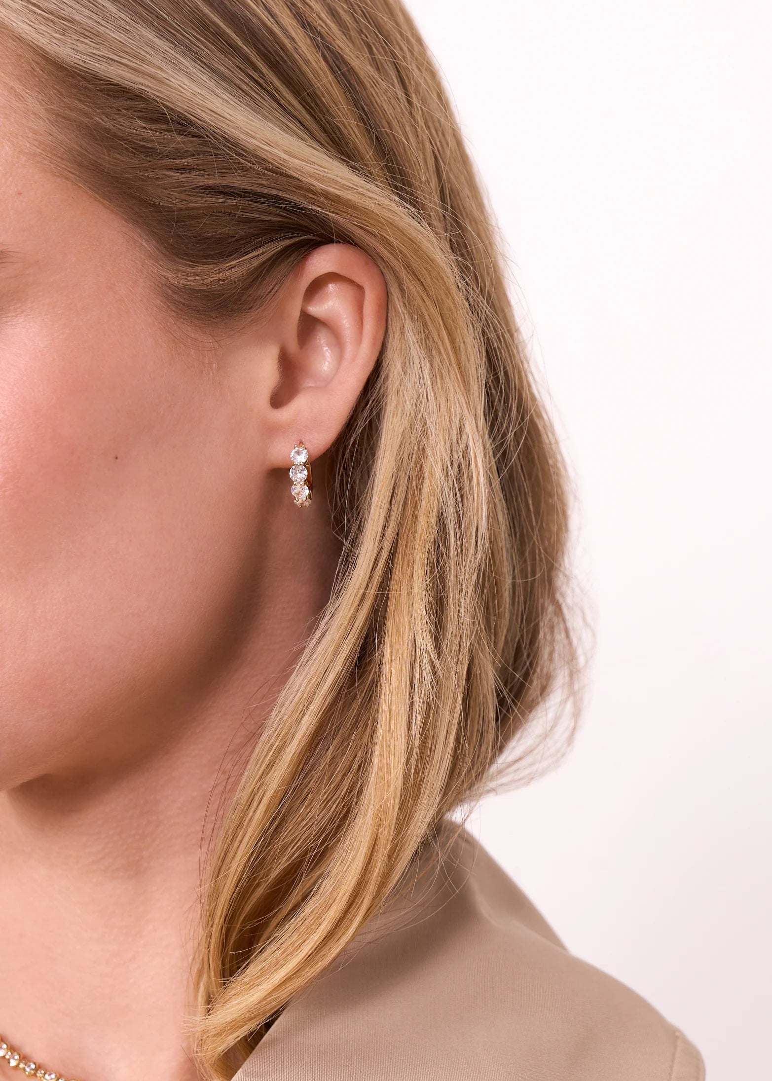 Daphne Hoops NikNenz™ Premium Gold & Diamonds