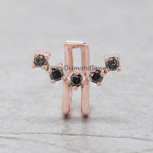 Ear Cuff Earrings, Ear Wraps, Earring Cuffs, Natural Diamond Ear Cuff, No Piercing Ear Cuff, 14K Gold Diamond Ear Cuff, Gold Ear Wrap KD1070