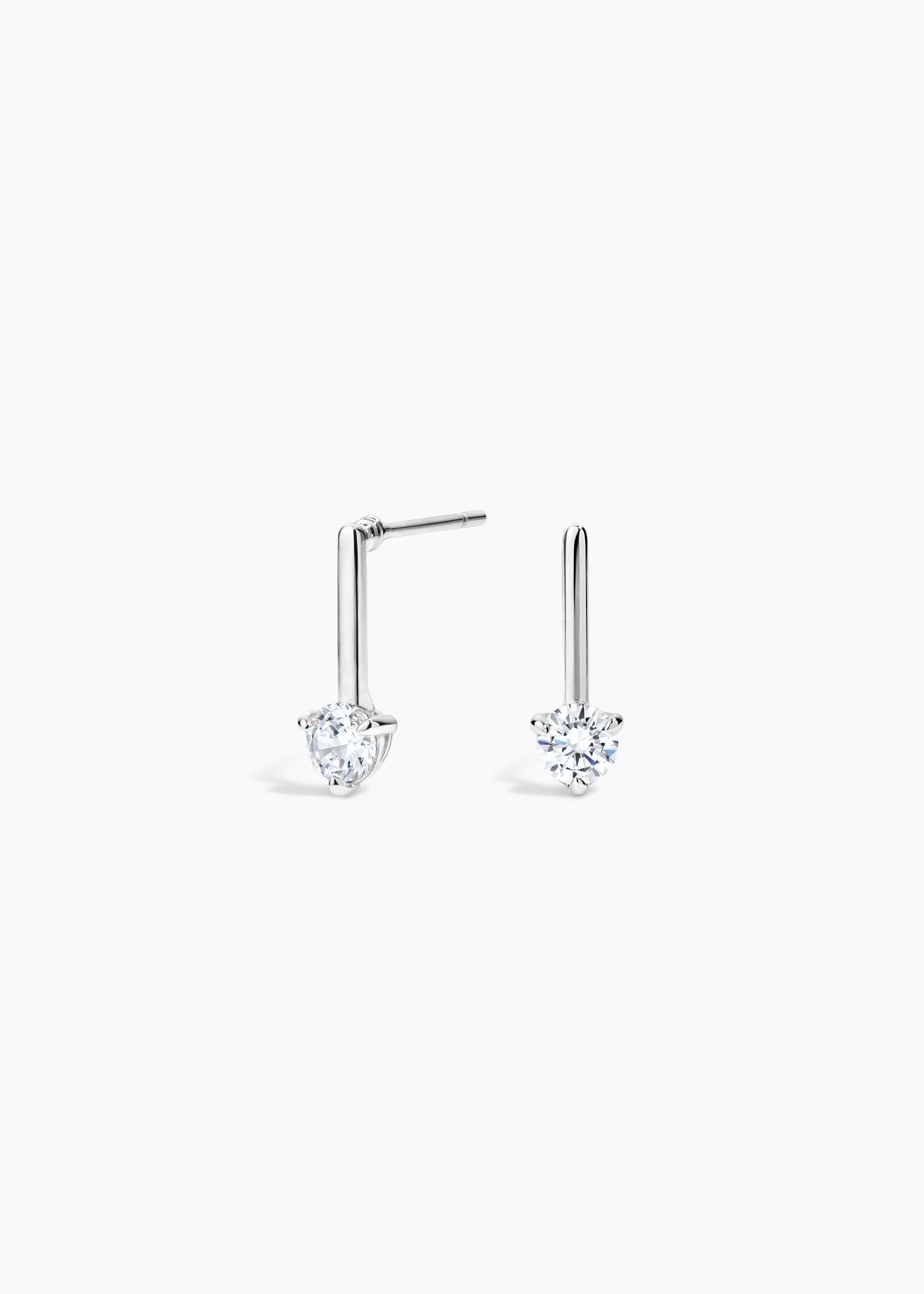Mini Jet Set Earrings NikNenz™ Premium Gold & Diamonds