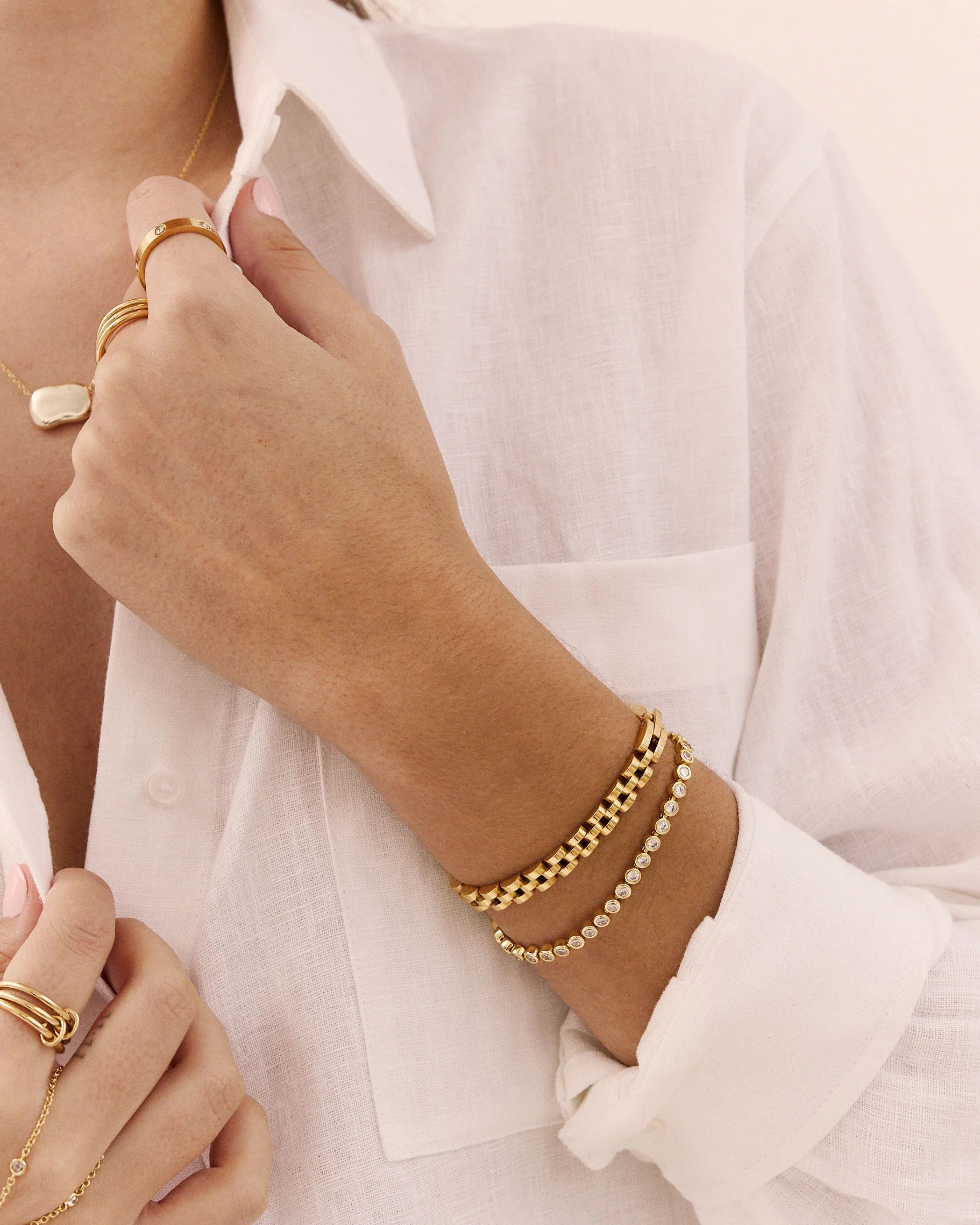 Mini Bennett Bracelet NikNenz™ Premium Gold & Diamonds
