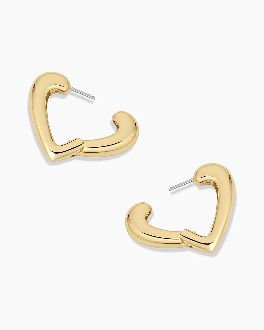 Amour Heart Hoops NikNenz™ Premium Gold & Diamonds