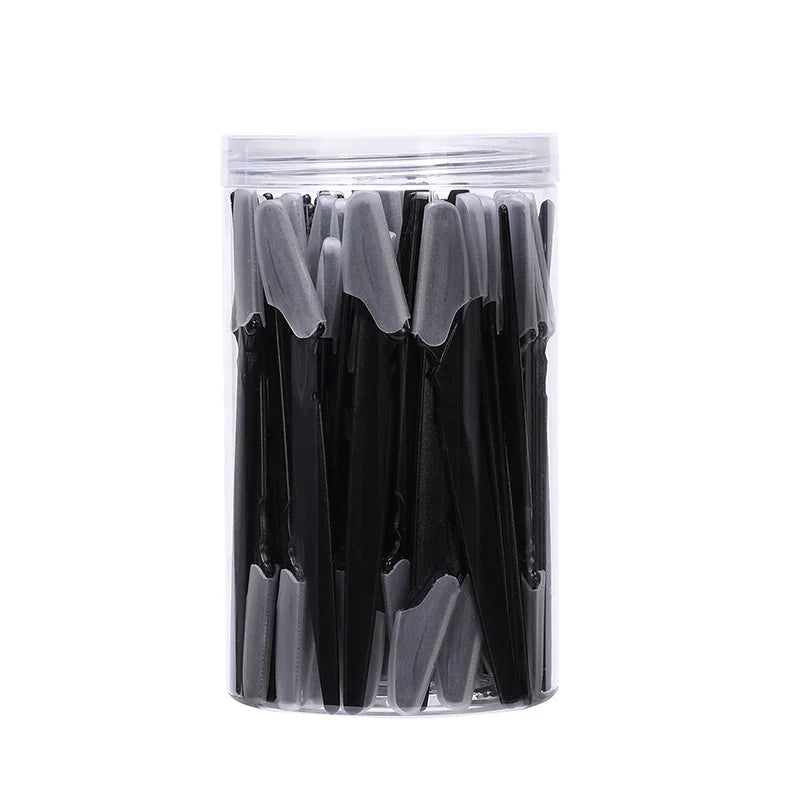 5Pcs/10Pcs/20Pcs/40Pcs Eyebrow Trimmer, Facial Razor, Hair Removal Tool, Anti‑Scratch Eyebrow Blade in Can, Beauty Tool