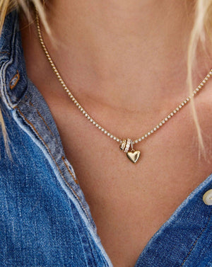 Personalized Engravable Heart Charm - A Timeless Keepsake.
