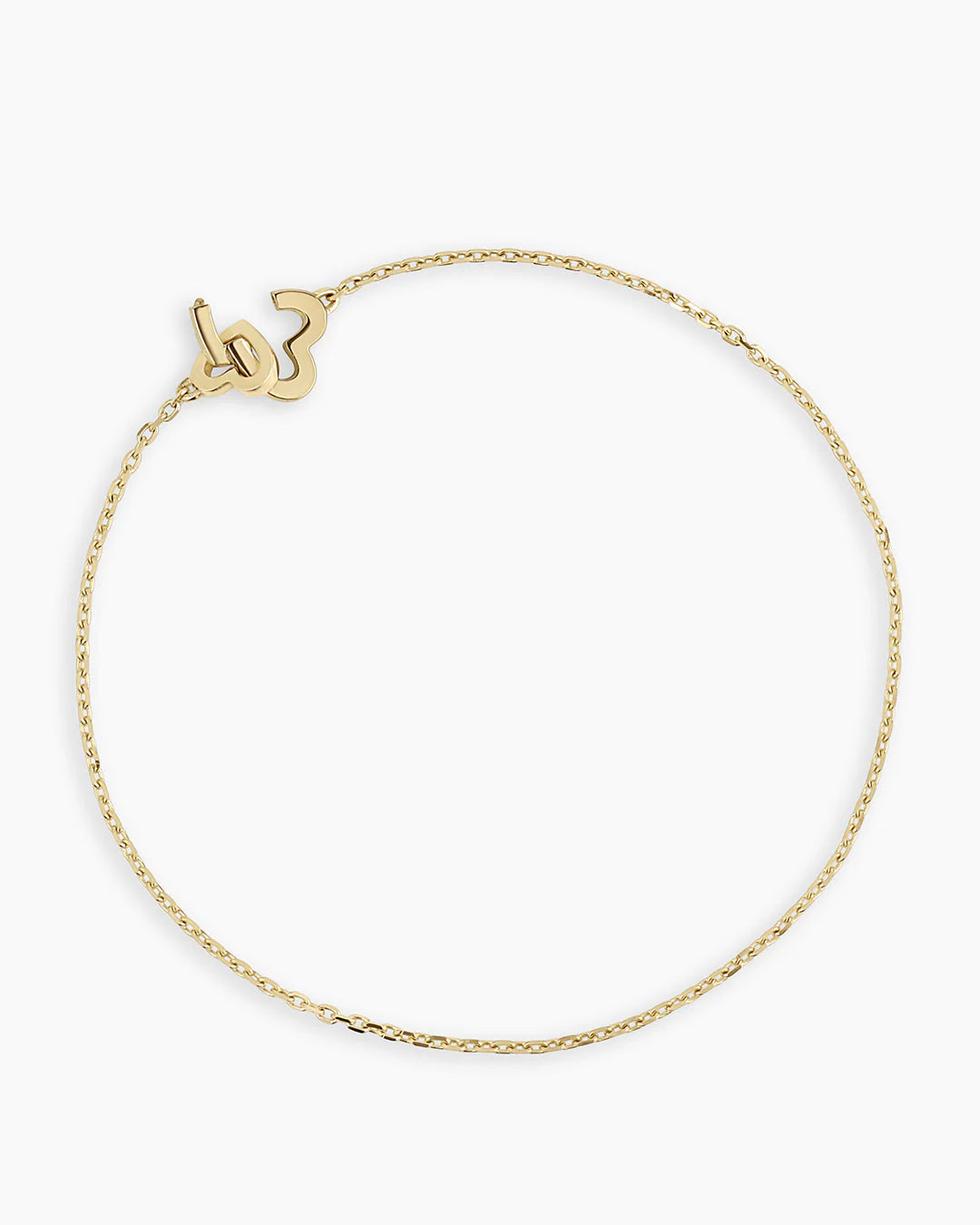 Gold Parker Heart Bracelet