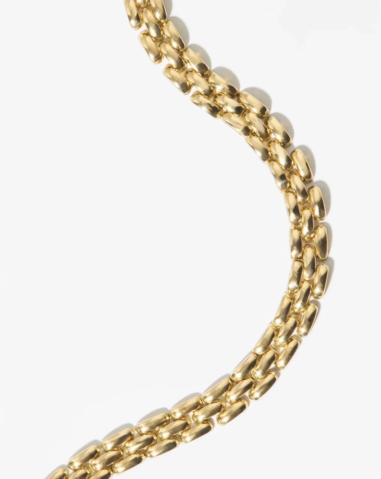 Gilded Glow Chain Necklace.