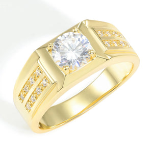 Solid 925 Sterling Silver Solitaire round Brilliant Pave Wedding Pinky Band Ring