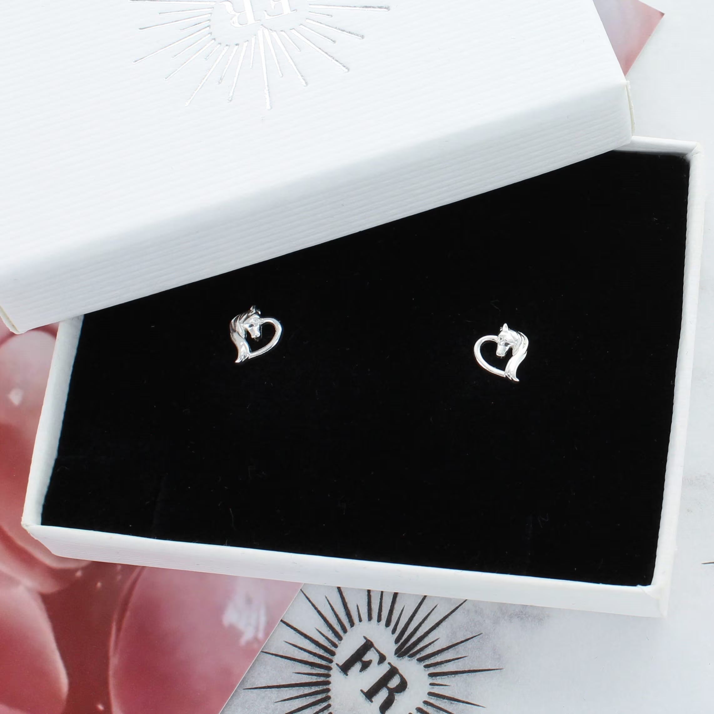 Petite Love Horse Stud Earrings