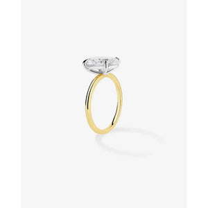 3.24 Carat Whisper Thin® Lab-Created Diamond Cushion Cut.