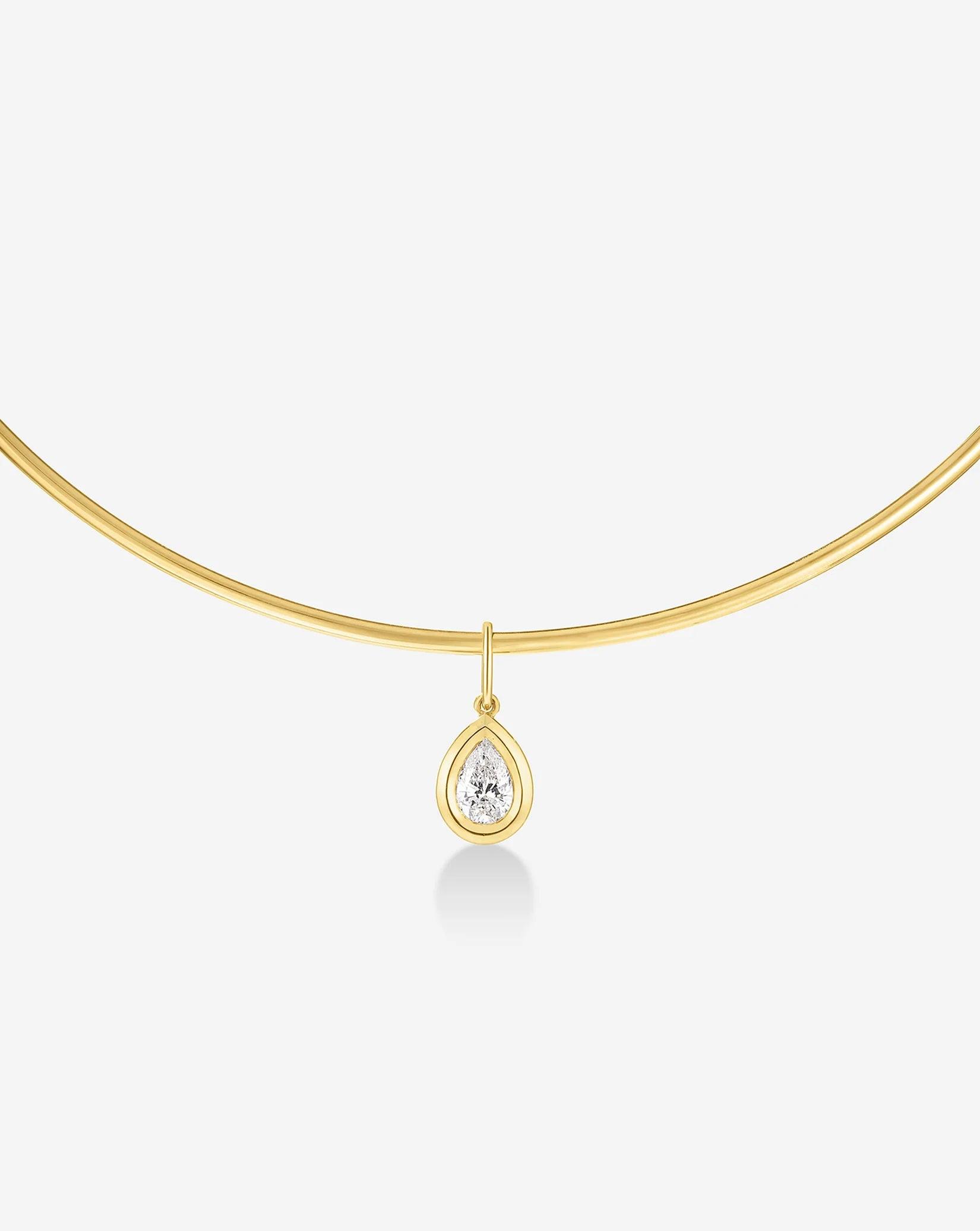 Elegant Framed Lab-Diamond Pendant for Timeless Style.